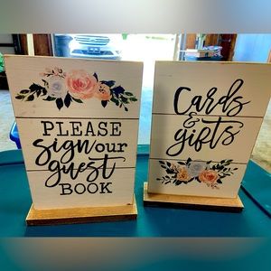 Wedding signs